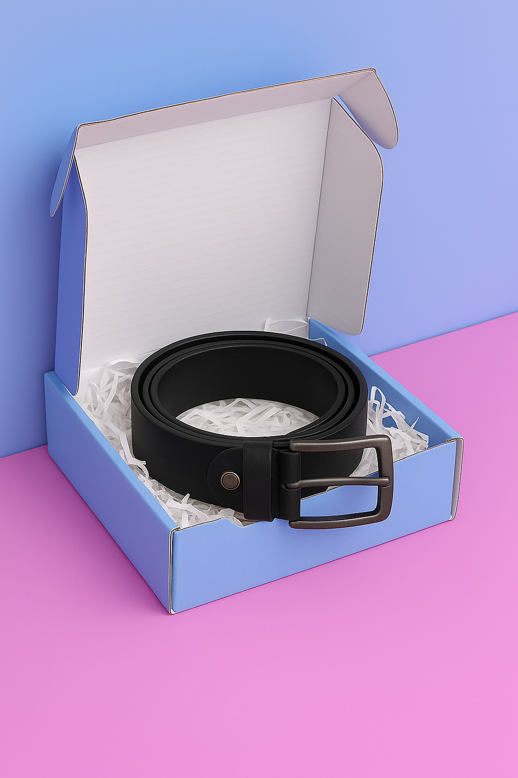 Belt in gift box