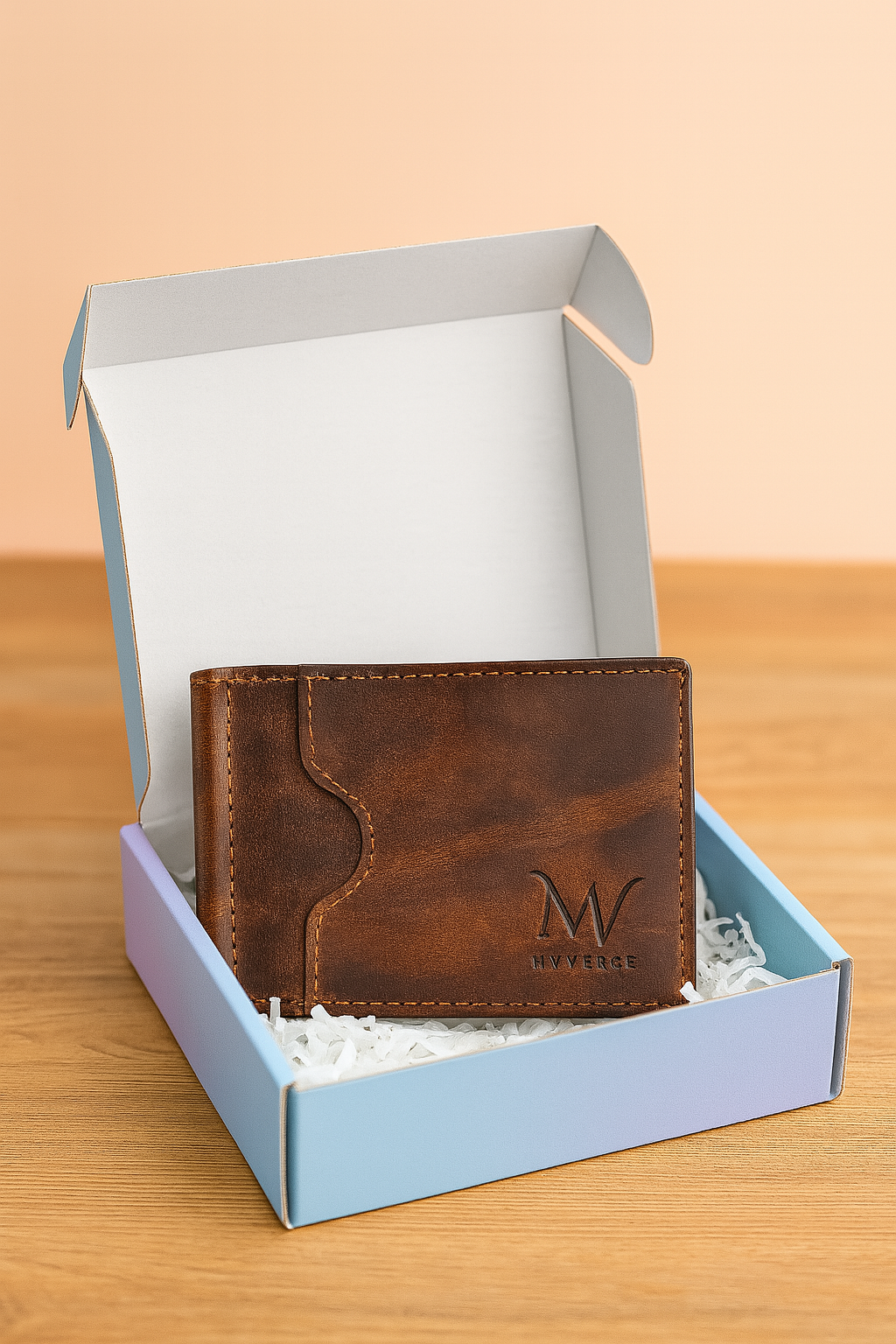 Clipper Wallet Brown Gift Box 2